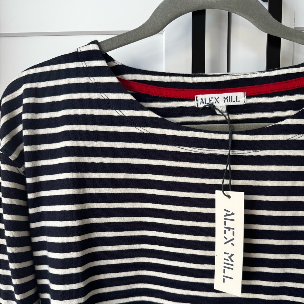 NWT Alex Mill Emily Tee - A traditional Breton striped tee, with a twist - M